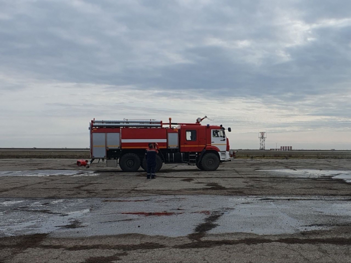 Поставка аэродромного пожарного автомобиля в Международный аэропорт Уральска 